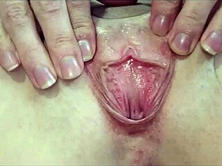 Getting Her Petite Pussy Filled with Cum in Close-Up Missionary Fucking