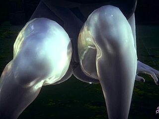 resident evil hentai 3d - lady dimitresku fingers and squirts on rainy day