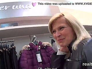 Wow! Czech Nympho Seduced in Mall, Pounded Hard POV