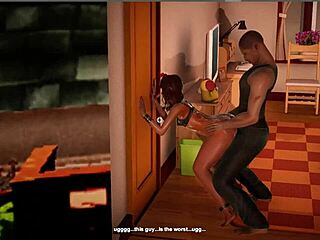 playing home game with latina hentai girls in 3d