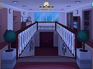 I play life in woodchester part 3, jerking off to pretty milf with monster cock