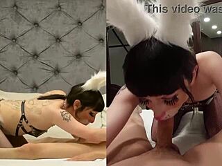 I watch the beautiful tgirl bunny cosplay fucking hard