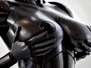check out this big titted sex robot in pov action!