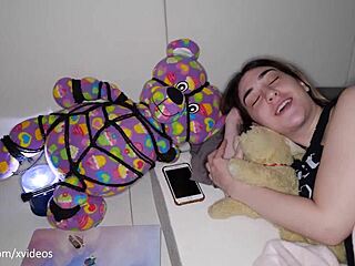 i'm lexi grey, female chastity slave, gettin morning piss then roughly ass fucked n painted with cum