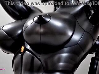check out this big titted sex robot in pov action!