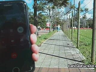 hot latina from street gives blowjob in pickup