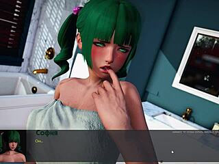 Cartoon babe with big nipples slaps and climaxes in deviant anomalies part 39.