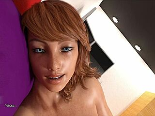 बड़े शहर की रोमांच! रेडहेड के मोजे पर कम छिड़का