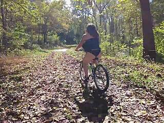 Stepmom's tight jean shorts hug her big ass.