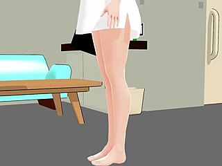 मिया हेंटाई नर्स डॉक्टर के गंदे खेल खेलती है ऐनिमे स्टाइल में