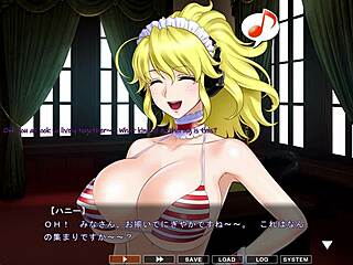 Maid-San to Boin Game Mikage Scene E with Monster Cock POV