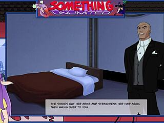 Blonde with big tits in cartoon series