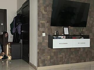 Ex-Girlfriend Caught Stealing, Hard Fucked and Cum on Pussy!