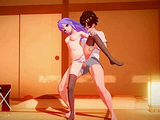 Roxy in this hentai game gets fucked in every position.