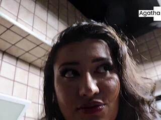 American guy with huge cock tries to fuck me but panics at my request for anal. He gets scared when I demand pussy ass action.