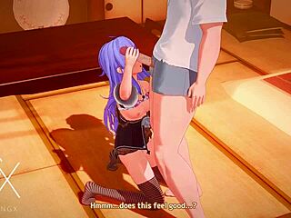 Roxy in this hentai game gets fucked in every position.