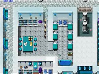 In This Hentai Game, Entering The Cathedral Reveals Half Naked Blonde Angels With Big Tits