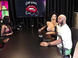 safada tifany rocha shows off boobs in sheer red lingerie. brazilian gangbang and dp tips shared!