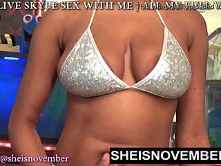 Hey, belly button fans, watch sexy teen msnovember finger her wet pussy in HD!