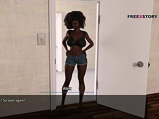 Hey, Latisha gives Alex a hot blowjob while studying!