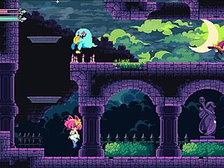 Flip Witch Pixel Hentai Game Ep 10 Femdom Ghost Riding Creampie