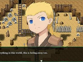 In This Hentai Game, Entering The Cathedral Reveals Half Naked Blonde Angels With Big Tits