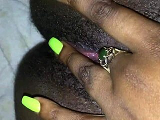 i’m fingering my tight black creamy pink pussy till it drips.