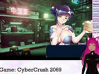 lewdneko the vtuber dives into cybercrush 2069 game part 1