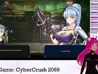 lewdneko the vtuber dives into cybercrush 2069 game part 1