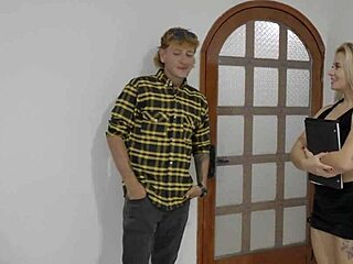 Hey, watch this real estate agent bang his client!