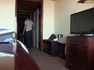 can you believe this skinny African deepthroating such a massive cock?