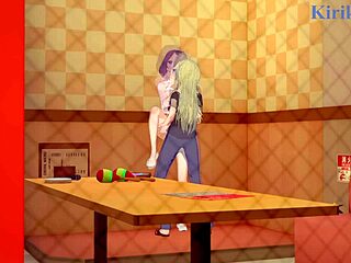 Holy Shit! Rin Toyama And Ko Yagami Go Wild In Lesbian And Futanari Hentai!