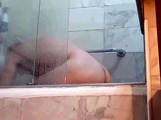 Naked in the gay sauna getting a wild massage and fucking