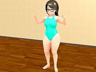 I love watching Kyo dance as a curvy animation girl.