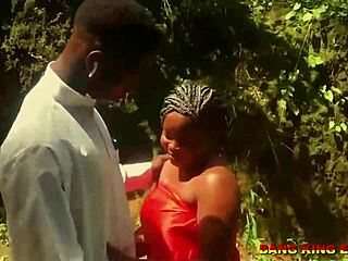 Ebony teen housewife bangs reverend father in bush scandal!