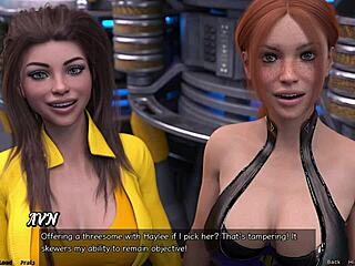 stranded in space with hot step sisters.