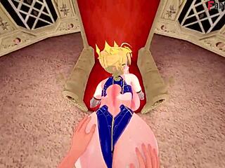 Artoria Pendragon in fantasy adventure