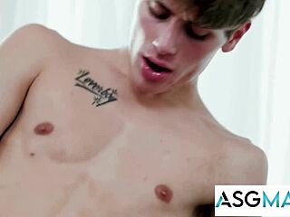 Greg McKeon discovers gay fun with his buddy's stepbrother at disruptivefilms.