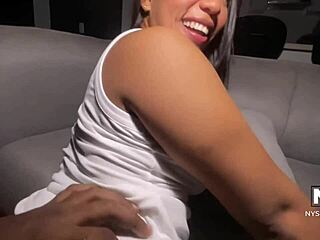 Cute latin model is drilled by her lover -amateur couple- nysdel