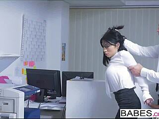 Office obsession with skinny teen secretary Rina Ellis. I’m losing it over her wet petite body at work!