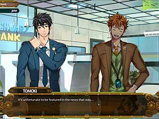 Sexy model gives swedish oil massage in gay hentai game, teasing for happy ending