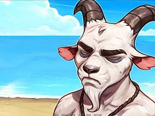 My pig princess hentai game episode 30 beach fun turns into threesome.