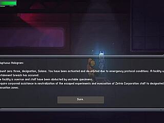 Zetria Fucks Alien Monster Cock In Hentai Game To Heal Herself With Creampie.