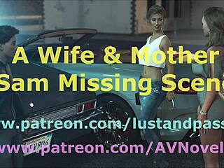 Blonde wife and stepmother Sam in unseen wild moment