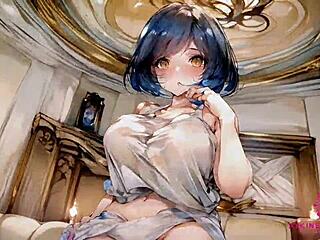 Cute college student with large breasts wants to suck your cock until you cum in her mouth - ai porn