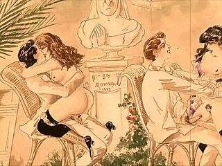 I’m obsessed with these vintage erotic cartoon drawings.