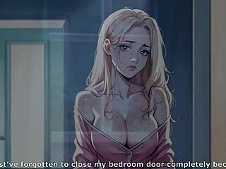 Futa shemale blows stepsister on crowded public beach in 3D hentai.