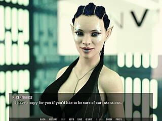 in tales from the unending void, she plays the hot sex simulation