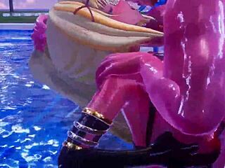 Konosuba sex in bikini, so wild and hot