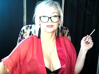 russian milf aimeeparadise takes first steps in anal toy play